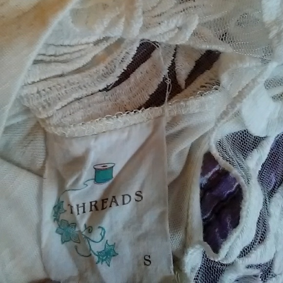 Threads dress/swimsuitđź‘™cover up. Beautiful! - Picture 3 of 5